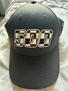 TaylorMade Black Hat with White "500" Patch